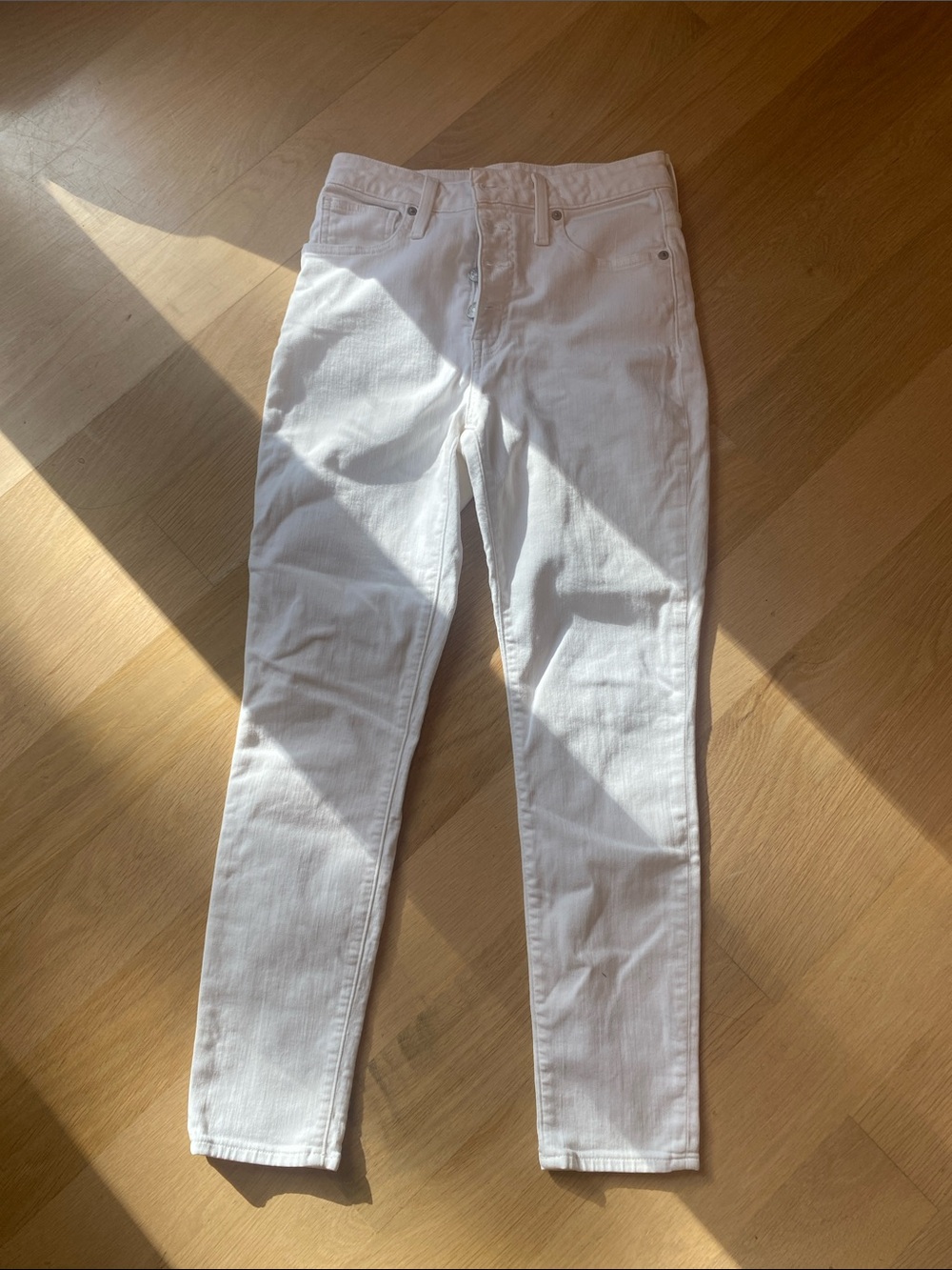 Madewell White High-Rise Women's Jeans